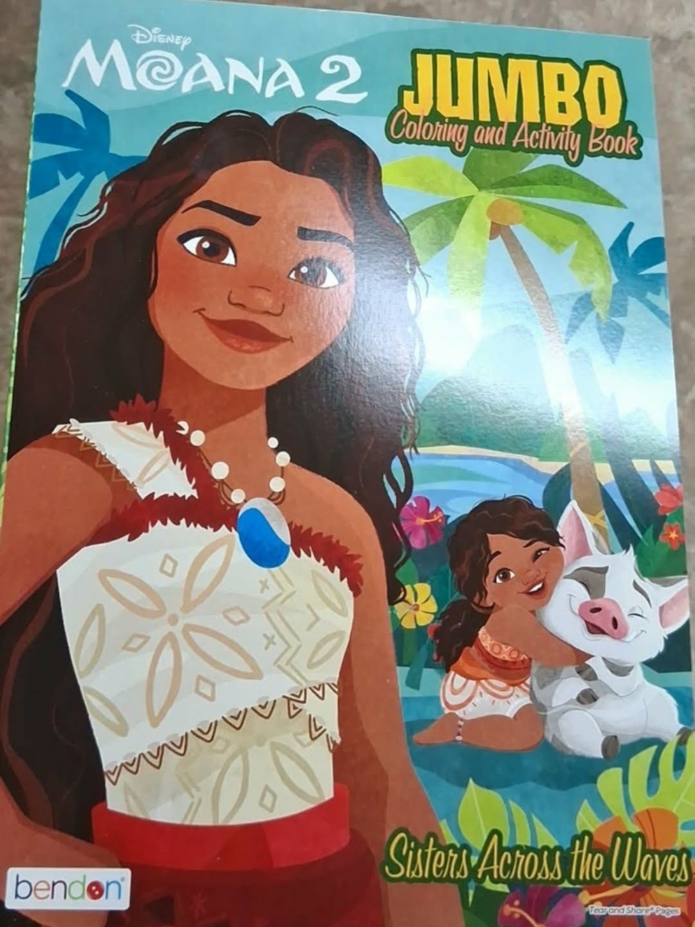 New Disney Moana 2 Coloring & Activity Book